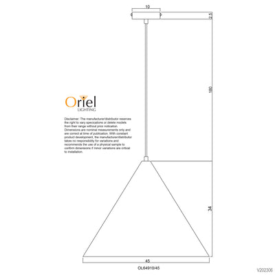 Oriel CONIC.45