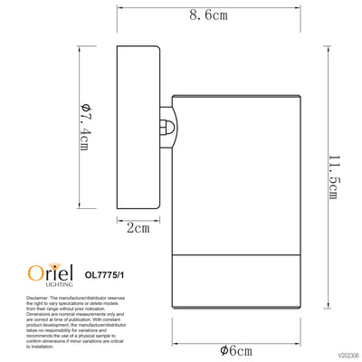 Oriel ZETA SINGLE WALL WASHER