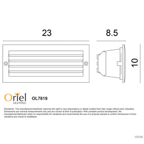 Oriel BRICK LIGHT 316 Stainless Steel