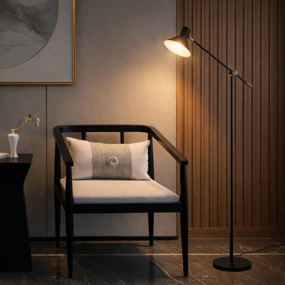 Olav Floor Lamp in Beige, Black, Green, orange — lifestyle