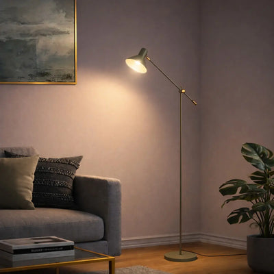 Olav Floor Lamp in Beige, Black, Green, orange — lifestyle