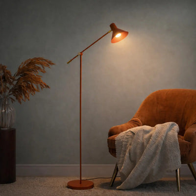 Olav Floor Lamp in Beige, Black, Green, orange — lifestyle