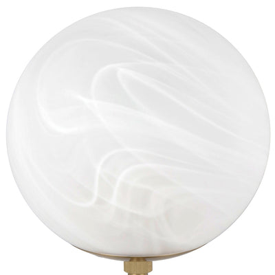 Oliana 25 Table Lamp Antique Gold & Alabastro Glass