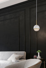 Oneta Pendant Light 1Lt Black or White — lifestyle