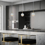 Oneta Pendant Light 1Lt Black or White — lifestyle