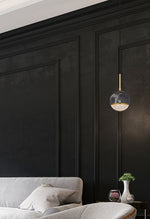 Oneta Pendant Light 1Lt Black or White — lifestyle