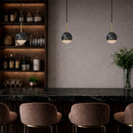Oneta Pendant Light 1Lt Black or White — lifestyle