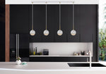 Oneta Pendant Light 4Lt Black or White — lifestyle