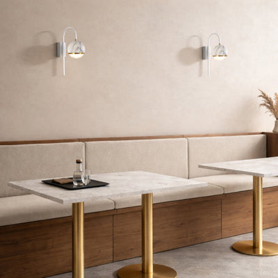 Oneta Arm Indoor Wall Light 1Lt Black or White — lifestyle