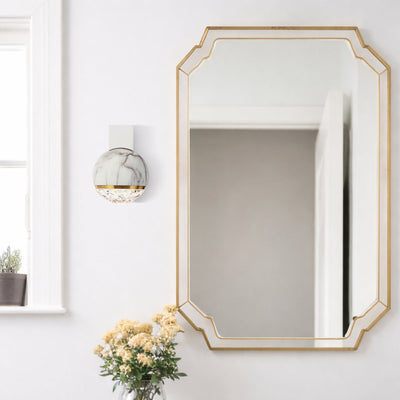 Oneta Indoor Wall Light 1Lt Black or White — lifestyle