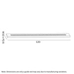 Optika 120Cm 36W 3Cct LED Batten Ceiling Light