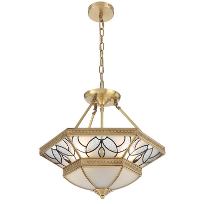 orista CTC Pendant Light 6Lt in Brass