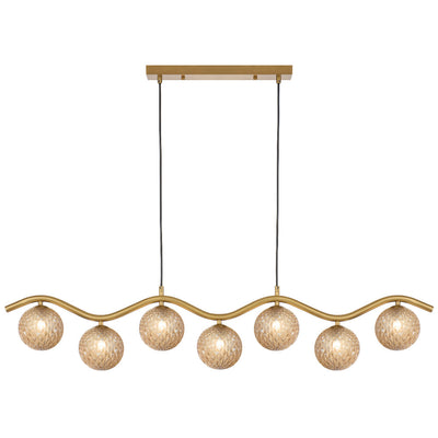 Orton 7 Pendant Light — Amber Tear