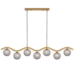 Orton 7 Pendant Light — Smoke Tear