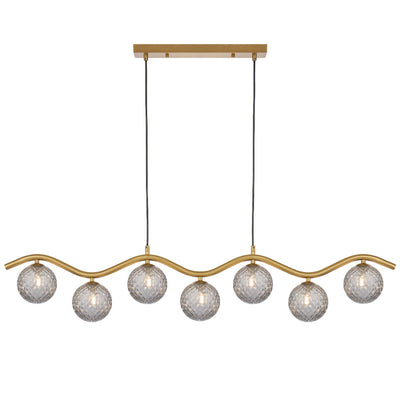 Orton 7 Pendant Light — Smoke Tear