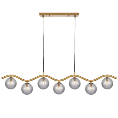Orton 7 Pendant Light — Smoke