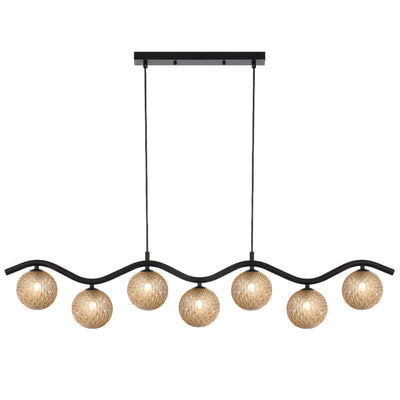 Orton 7 Pendant Light — Amber Tear