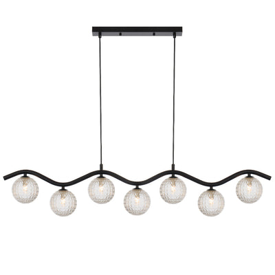 Orton 7 Pendant Light — Clear Prism