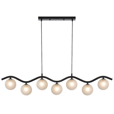 Orton 7 Pendant Light — Frost Tear