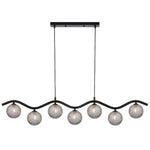 Orton 7 Pendant Light — Smoke Tear