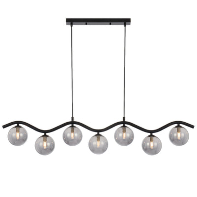 Orton 7 Pendant Light — Smoke