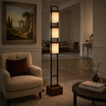 Osada Floor Lamp 3Lt in Black — lifestyle
