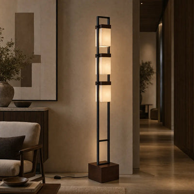 Osada Floor Lamp 3Lt in Black — lifestyle