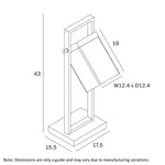 Osada Table Lamp Black OSADA TL-BK Telbix Lighting