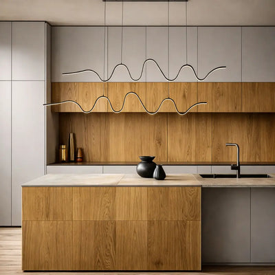 Oselia Linear Pendant Light — lifestyle