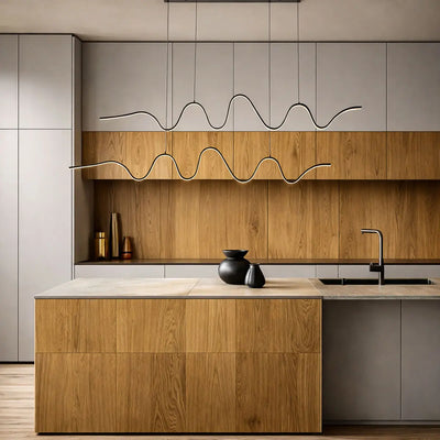 Oselia Linear Pendant Light — lifestyle