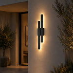 Ostel Twin Exterior LED Wall Light — lifestyle