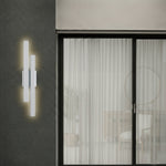 Ostel Twin Exterior LED Wall Light — lifestyle