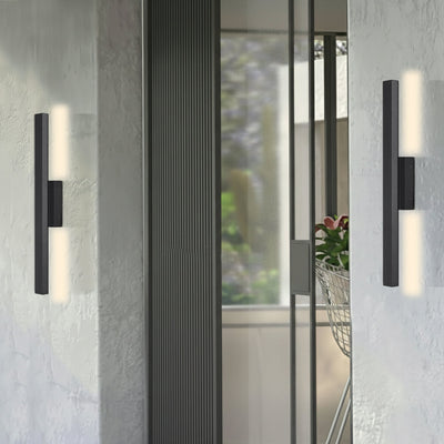 Ostel Single Exterior LED Wall Light — lifestyle