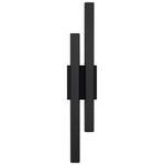 Ostel Twin Exterior LED Wall Light — Black
