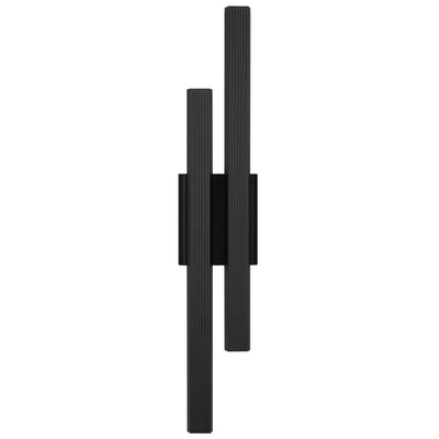 Ostel Twin Exterior LED Wall Light — Black