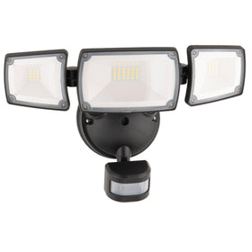 Onyx Triple Head LED Security Flood Light with PIR Sensor