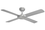 Hunter Pacific Pinnacle 3 DC 52 inch Ceiling Fan Brushed Aluminium with Silver Blades