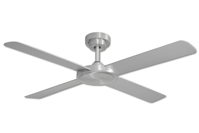 Hunter Pacific Pinnacle 3 DC 52 inch Ceiling Fan Brushed Aluminium with Silver Blades