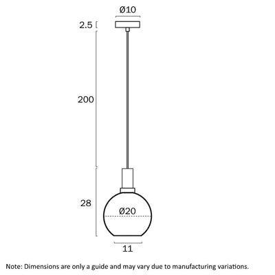 Patino 20Cm Pendant Light