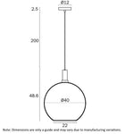 Patino 40Cm Pendant Light