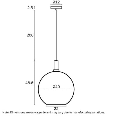 Patino 40Cm Pendant Light