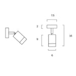 Peak Exterior Wall Light 1lt