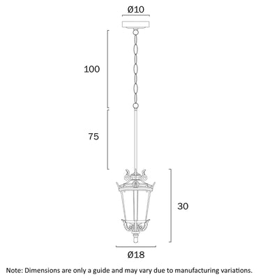Pedral 18Cm Pendant Light