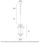 Pedral 23Cm Pendant Light