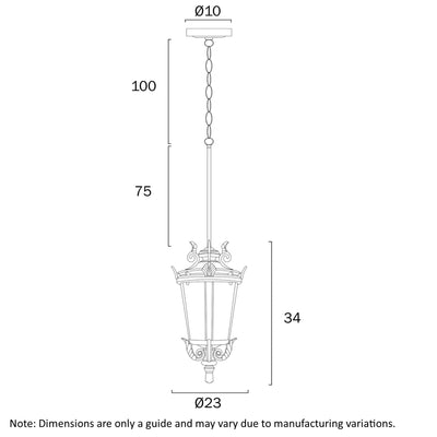 Pedral 23Cm Pendant Light