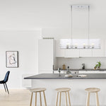 Pelion Pendant Light 4Lt in Antique Gold or Chrome — lifestyle