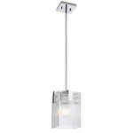 Pelion Pendant Light in Antique Gold or Chrome