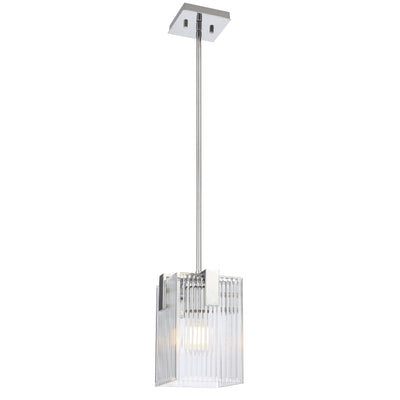 Pelion Pendant Light in Antique Gold or Chrome