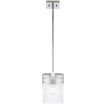 Pelion Pendant Light in Antique Gold or Chrome
