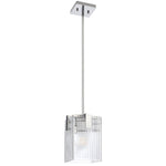 Pelion Pendant Light in Antique Gold or Chrome